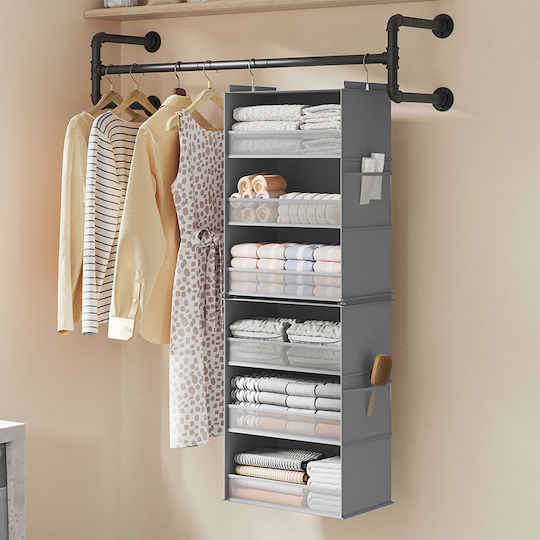 Songmics Κρεμάστρα Πόρτας 6 Θέσεων Πλαστική 40x133cm