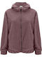 Women's Vest with Zipper Pink