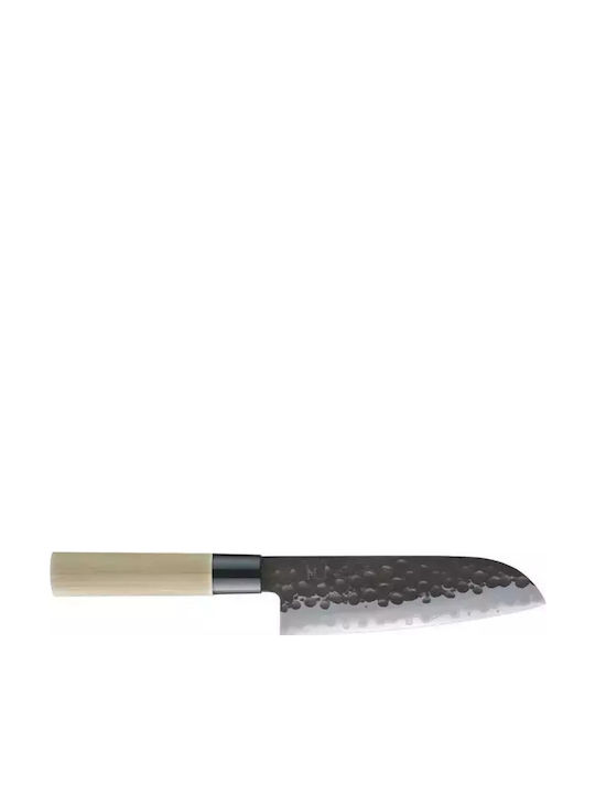 Tojiro Hammered Μαχαίρι Santoku από Ανοξείδωτο Ατσάλι 16.5cm
