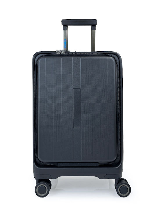 Bg Berlin Cabin Travel Suitcase Black With 4 Wheels Height 55cm