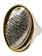 Damen Ring aus Stahl