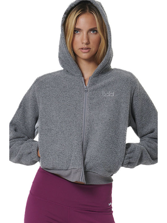 Body Action Short Women's Cardigan with Zipper ...