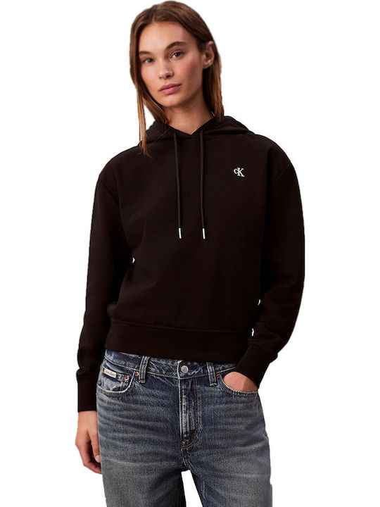 Calvin Klein Sweatshirt Schwarz mit Kapuze