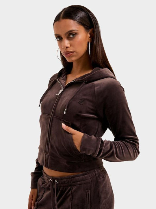 Juicy Couture Women's Sweatshirt Jacket Hooded ...