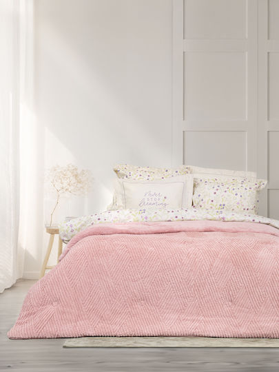 Nima Duvet Cover Single 160x220cm Velva Rose