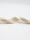 Ribbon Cream Satin Champagne Glitter 914x6.3cm Eurolamp 600-47857