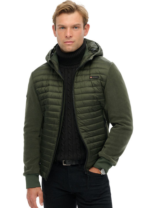 Superdry Storm Μπουφάν Puffer Khaki