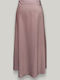 Satin Maxi Skirt Polka Dot Bordeaux