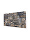 3D Wandpaneele mit Kleber Bemalbar Grau 50x100cm