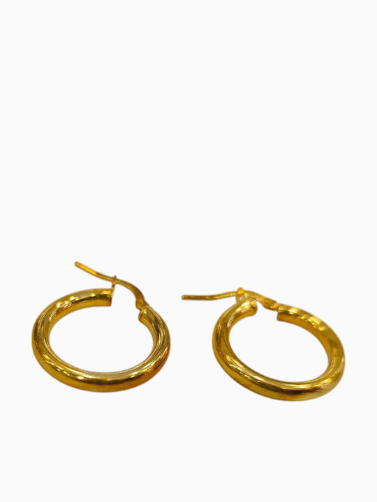 Women's Silver Gold Plated Hoop Earrings