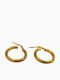 Women's Silver Gold Plated Hoop Earrings