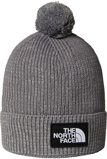 Beanie Unisex Beanie with Rib Knit in Gray color