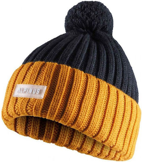 Matind Beanie Beanie Knitted in Yellow color