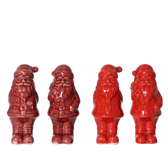 Decorative Ceramic Christmas Santa 10x5x5cm Various Designs or Colors