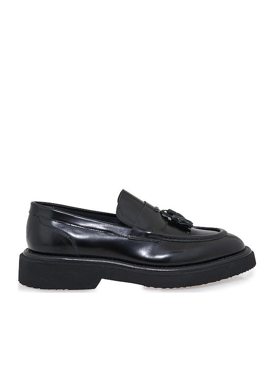 Men's Leather Loafers Black