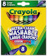 Ultra-clean Color Max Crayola Washable Crayons Kids 8 Colors