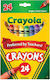 Creioane Cerate Ecologice Non-toxice Cu Energie Solară Crayola Pentru Copii 24 Culori