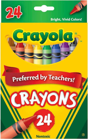 Creioane Cerate Ecologice Non-toxice Cu Energie Solară Crayola Pentru Copii 24 Culori