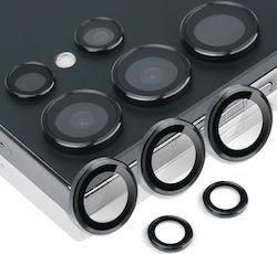 Lens Protector Προστασία Κάμερας Tempered Glass Μαύρο για το Samsung Galaxy S23 Ultra