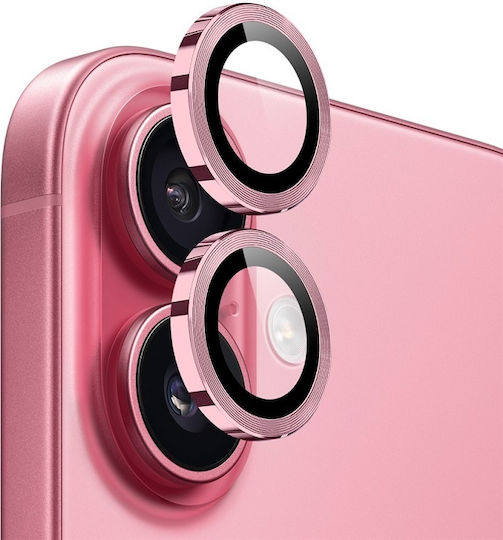 Защита Протектор за камера Закалено стъкло Pink за iPhone 17