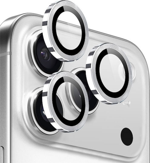 Schutz Kameraschutz Gehärtetes Glas Silver für das iPhone 17 Pro, iPhone 17 Pro Max