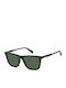 Polaroid Herren Sonnenbrille mit Schwarz Kunststoff Gestell und Grün Linse PLD4190/S 003/UC