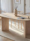 Sablin Tisch Speisesaal Holz Travertine 180x89.5x75cm