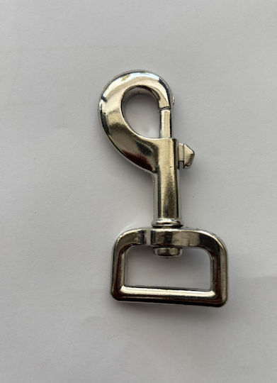 Метален Сребърен Кука Каишка 2.5cm X 7.5cm