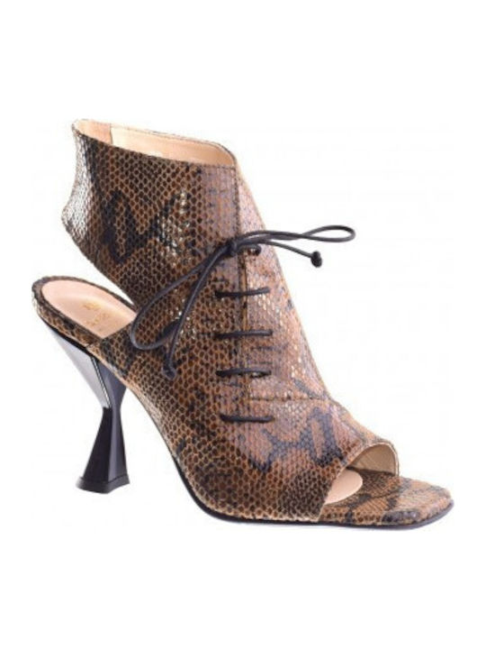 Vavoulas Leder Sandalen Braun