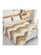 My Home Luxury Κουβέρτα Fleece Μονή 160x220εκ. Εκρού - Μπεζ