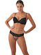Promise Lace Underwear Set with Bra & String Black
