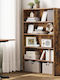 Brown Bookcase 76x24x134.2cm