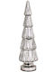 Christmas Decorative Illuminated Glass Tree 47cm Silver