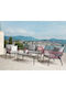 Berwyn 1915 Outdoor Living Room Set 4 Pieces Black with Pillows