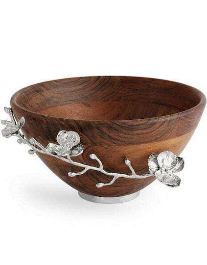 Michael Aram Bol Decorativ Lemn Alb 35x32.4x16.5cm 1buc