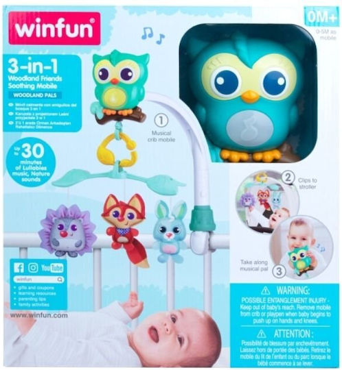 Winfun Mobile für Kinderbett mit Musik und Rotation für 0++ Monate