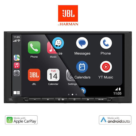 JBL Ηχοσύστημα Αυτοκινήτου 2DIN (Bluetooth/USB) με Οθόνη Αφής 7"