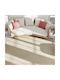 HomCom Covor Antiderapant Rectangular Crem Alb 160x230cm