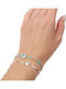 Women's Bracelet Set Macrame with design Eye made of Cord