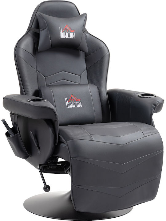 HomCom 700-142V00BK Δερματίνης Μαύρη