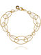 Gregio Damen Armband aus Silber Vergoldet