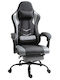 Vinsetto 921-279 Gaming Stuhl mit Fußstütze Schwarz