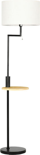 HomCom Floor Lamp Black