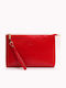 Leder Damentasche Handtasche Rot