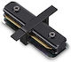 Gerader Anschluss für Monokabel-Schiene Schwarz Link Mono 342856 Ideal Lux 342856