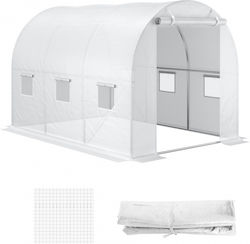 Outsunny 845-382V03WT Κάλυμμα Θερμοκηπίου 3x2x2m