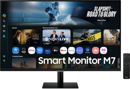 Samsung M7 M70F VA HDR Intelligenter Monitor 32" 4K 3840x2160 mit Reaktionszeit 4ms GTG