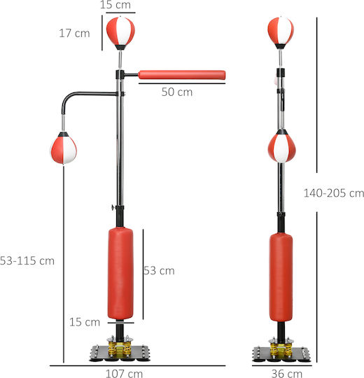 Sportnow mit Höhe 107cm Schwarz