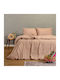 Melinen Farrel Super-Double Bed Sheets Set 235x260cm Apple 4 Pieces