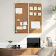 vidaXL Kork Pinnwand 80x140cm